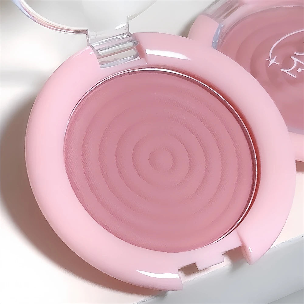 Monochrome Blush Swirl Contour Powder Matte Cosmetics Vitality Girl Zpaxo