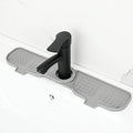 Convenient Silicone Countertop Protector Faucet Absorbent Pad Drip Zpaxo DARK GRAY M