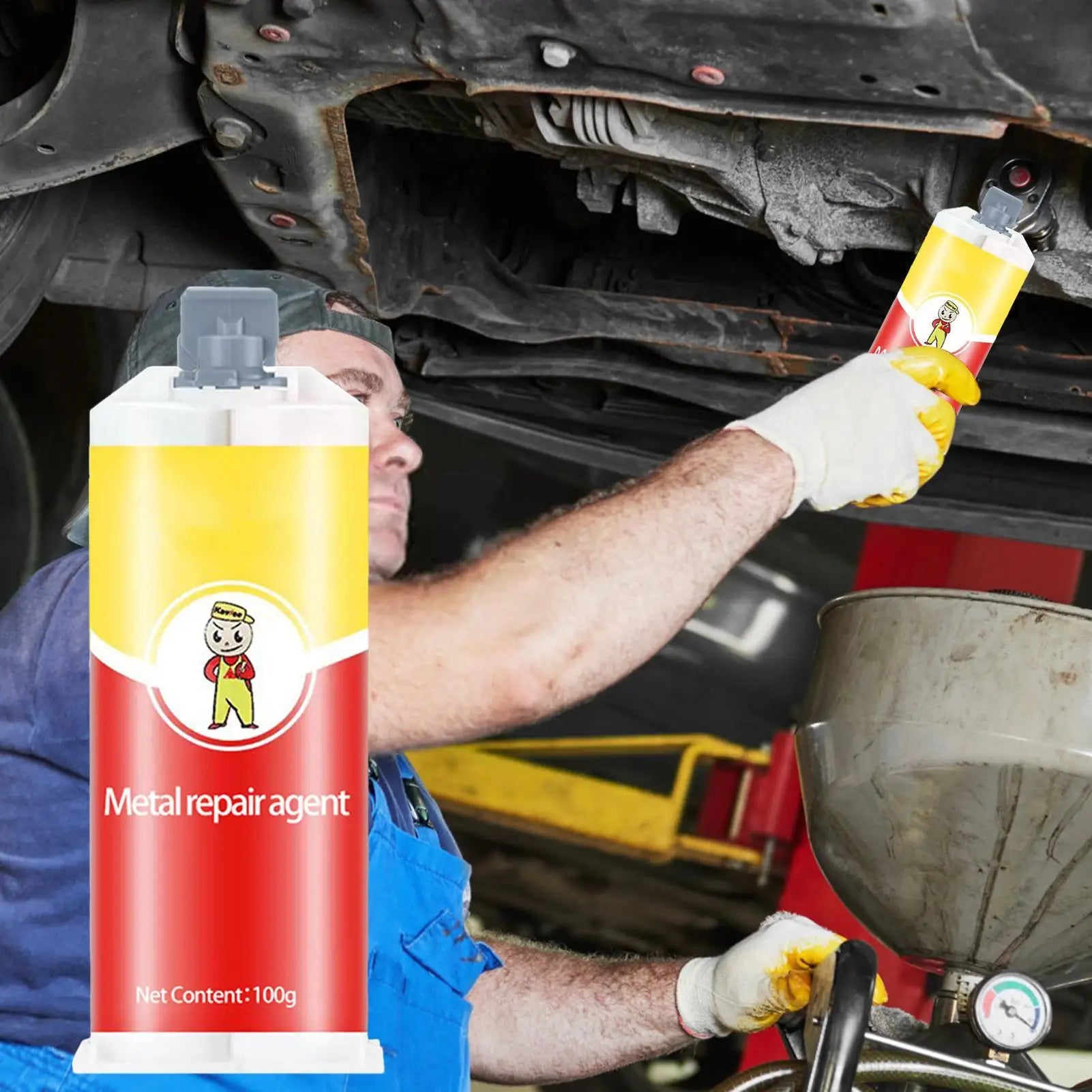 1pc Metal Repair Adhesive Glue Welding Glue for Metal Heavy Duty High Temperature Resistant Sealants for Stainless Steel Jewelry Zpaxo
