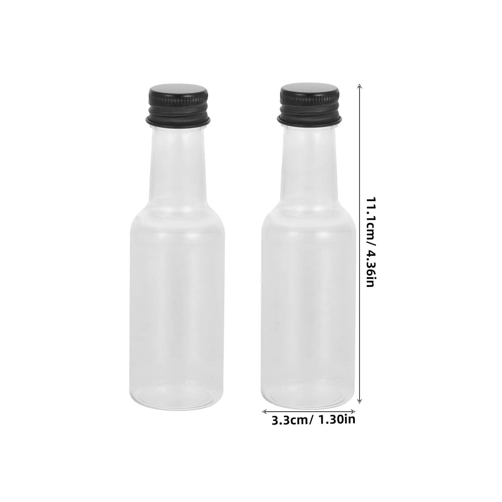 Small Liquor Bottles Mini Plastic Aluminum Tight Seal Leak Proof