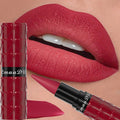 8 Colors of Velvet Matte Lipstick Pen Waterproof Long-lasting Easy-to-Apply Tapered Pointed Rotating Moisturize Lip Gloss Makeup Zpaxo 07