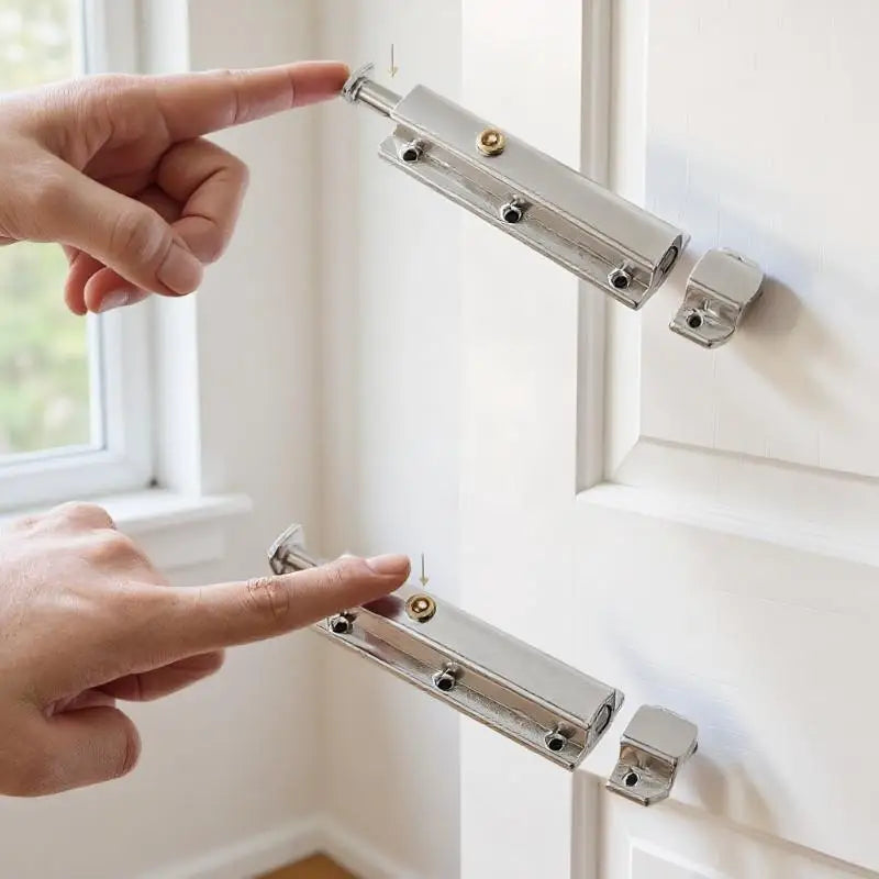 Stainless Steel Door Lock Self-locking Automatic Spring Latch Zpaxo