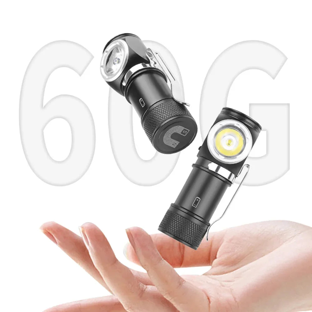 KDULIT P8 LED Headlamp USB-C Rechargeable Magnetic 3 Modes
