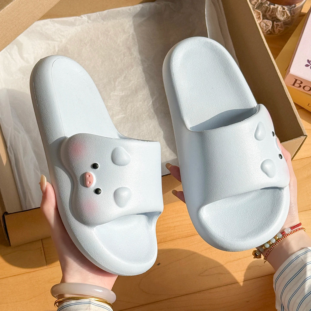 Cute Cartoon Pig Slippers Unisex Men Women Extremely Comfy Cushioned