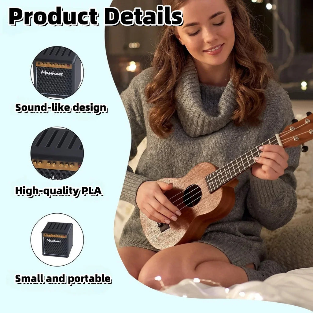 Amp-Shaped Guitar Pick Holder – 3D Printed 5-Slot Organizer