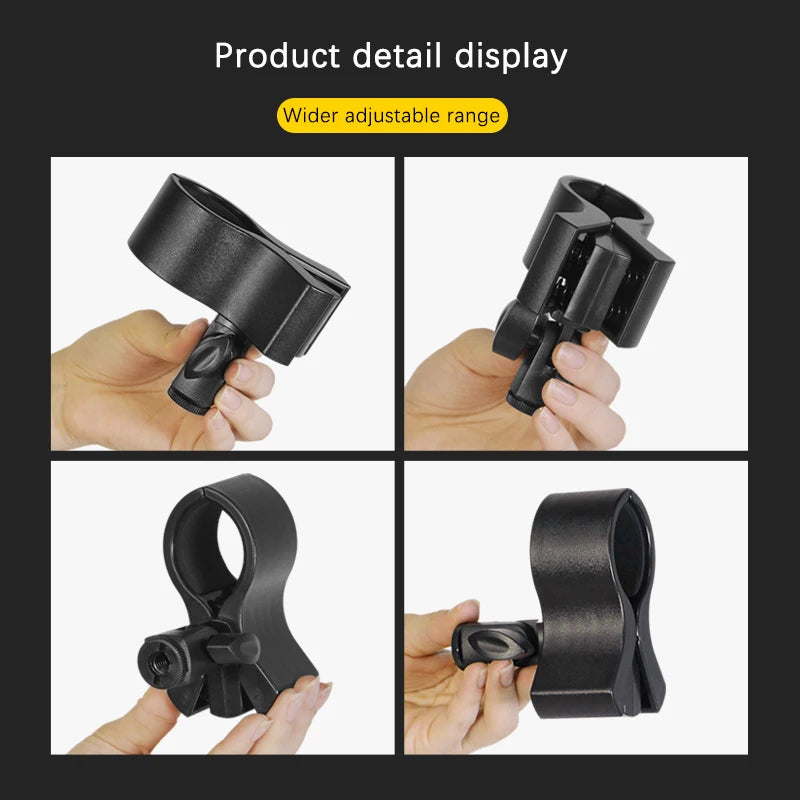 Universal Large Microphone Handhold Clip Clamp Holder 3 8 Adapter 3