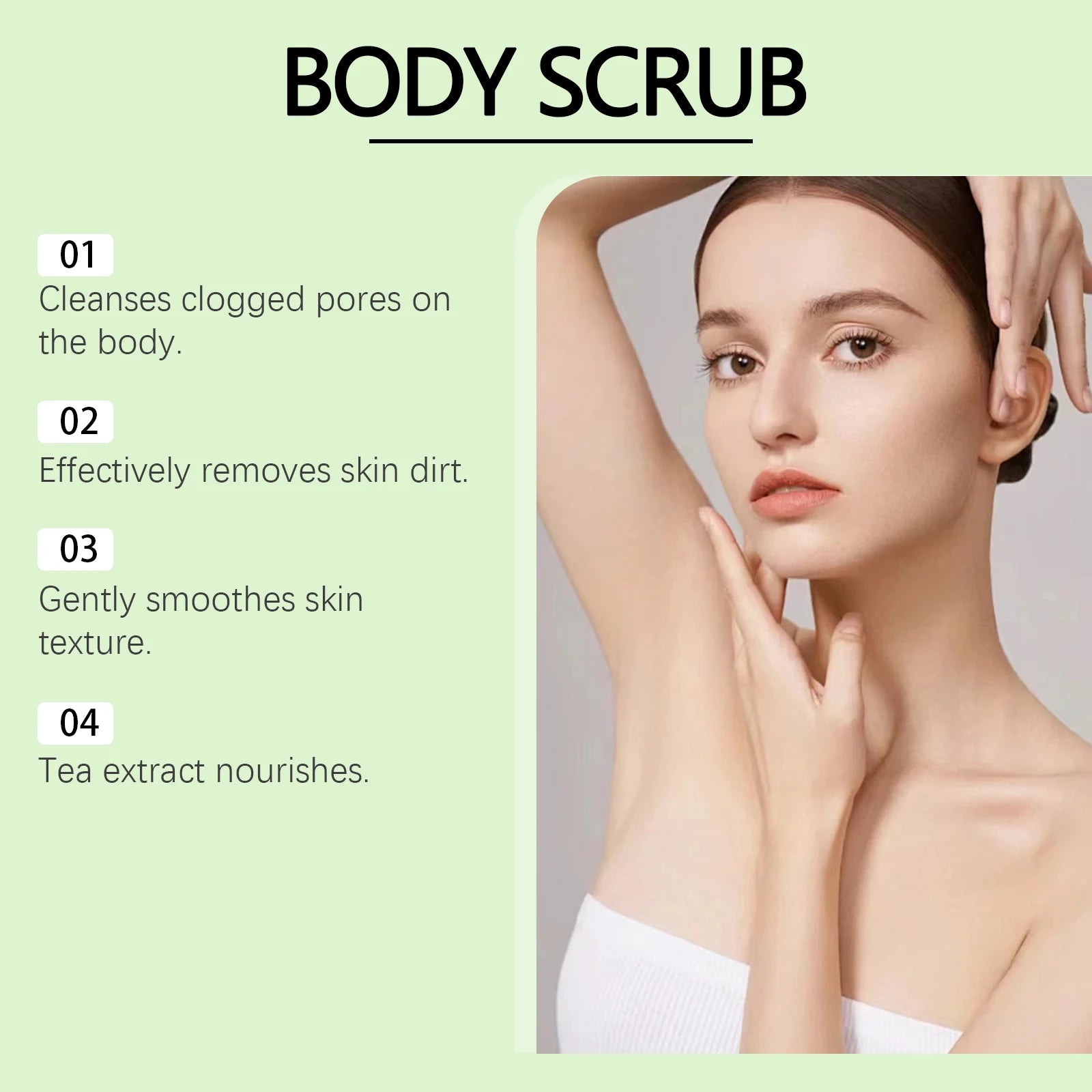 Hoygi Matcha Body Scrub – Exfoliate, Cleanse & Nourish Skin Body Scrub Zpaxo