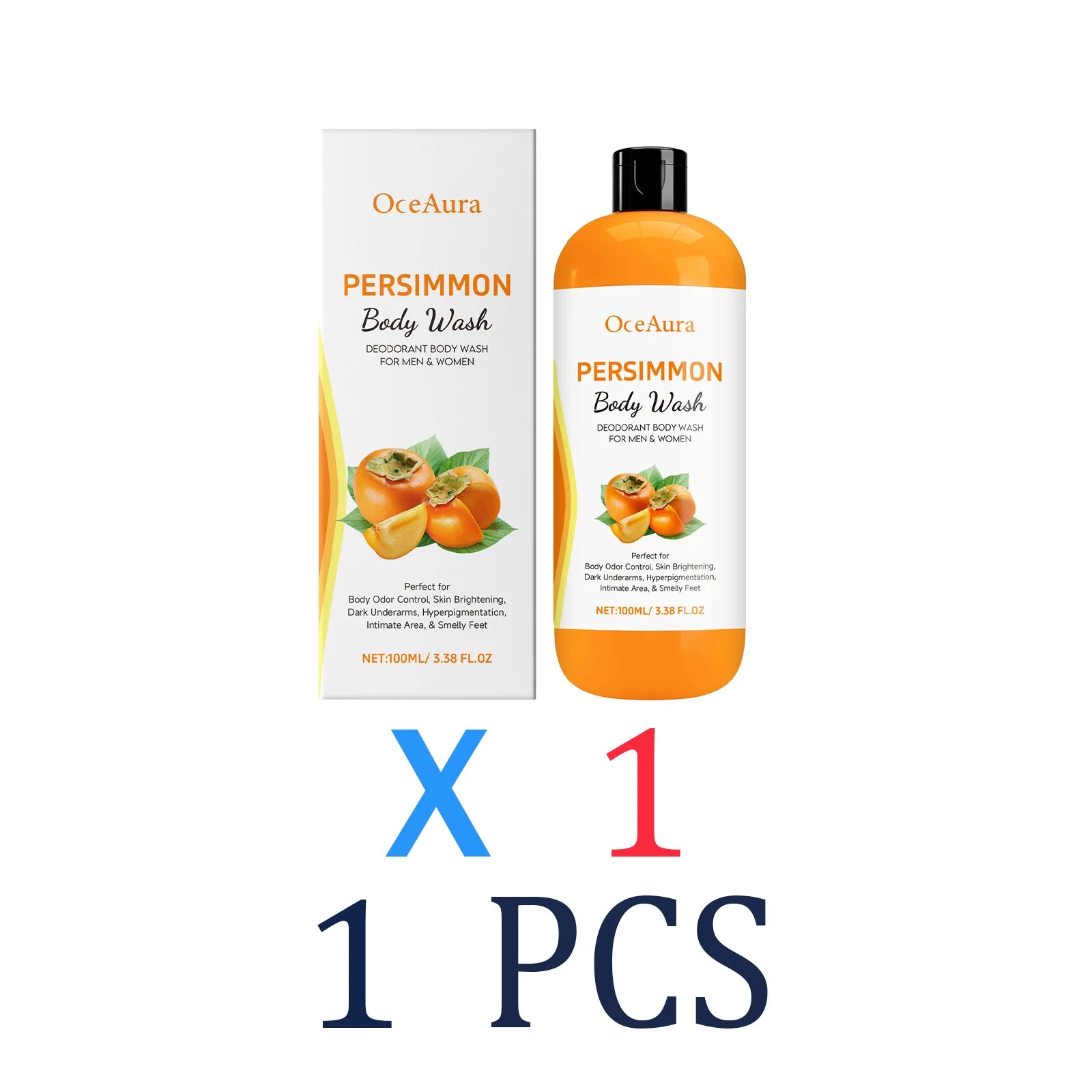100ml Persimmon Body Wash Rosemary Lavender Flaky Skin Care Stabilizing Restoring Deep Hydration Lock Portable Travel Shower Gel Zpaxo 1 Pcs Moisturizing
