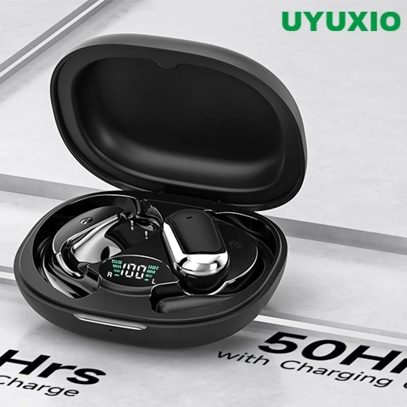 UYUXIO Open Ear BT 5 4 Earbuds Wireless Headphones 50H Playtime Sport