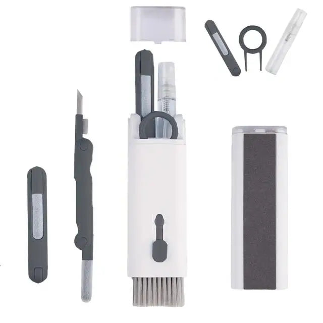 1 Cleaning Computer Keyboard Cleaner Brush Earphones Pen Headset IPad Zpaxo Black
