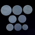 5PCS Matte Glass Round Flat Semitransparent Frosted Glass Lampshade For LED Lamp Down Light Flashlight Zpaxo A3