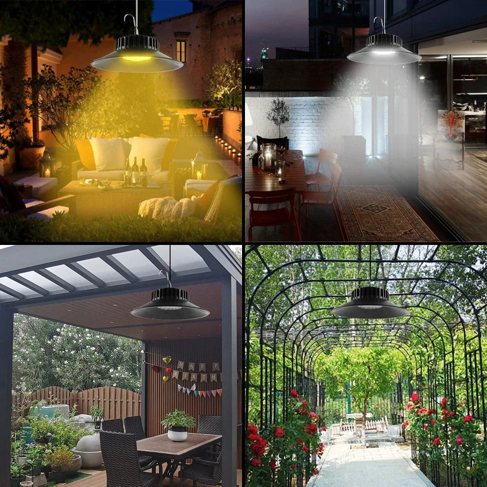 Outdoor Solar Projection Light Remote Control Waterproof Chandelier Zpaxo