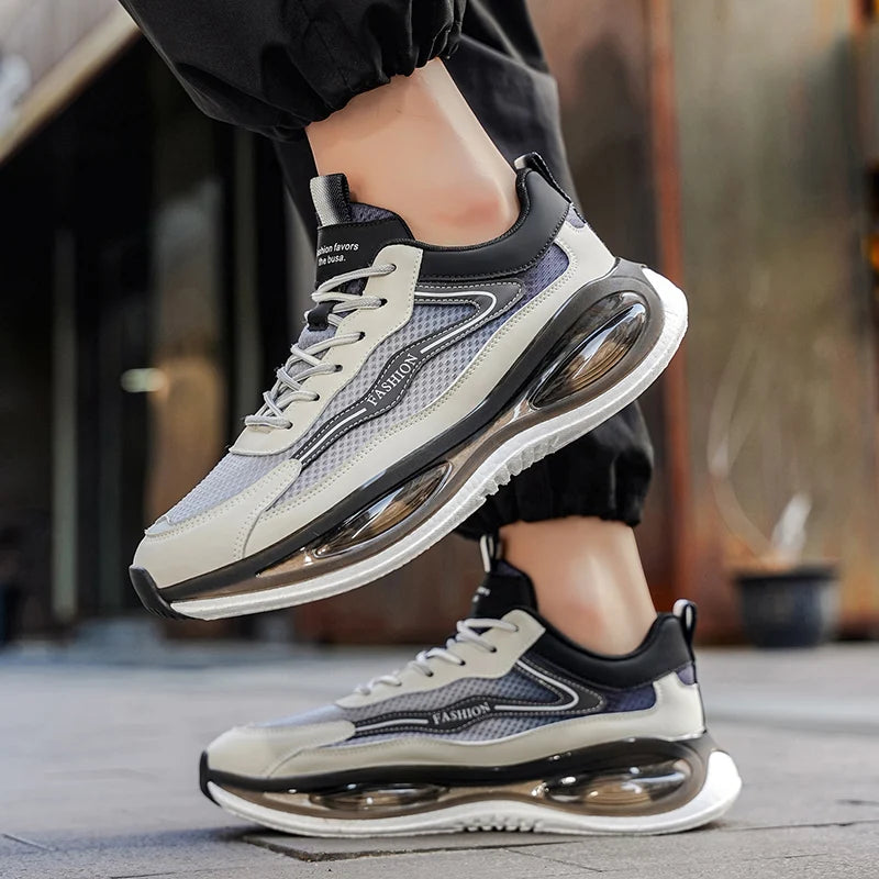 Men's Casual Sneakers Luxury Trainer Shoes Breathable Race Running