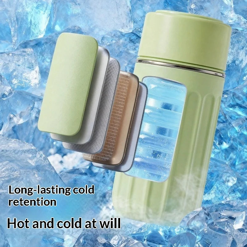 One Click Press To Defrost 304 Ice Making Cup, Ice Tray Beverage, Soda Ice Tray, Outdoor Fitness Cooling Coffee Cup Zpaxo