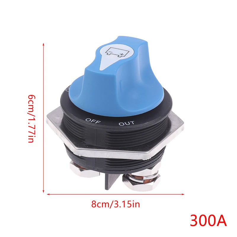 Battery Disconnect Cut-Off Switch 50–300A | Car RV Boat Truck