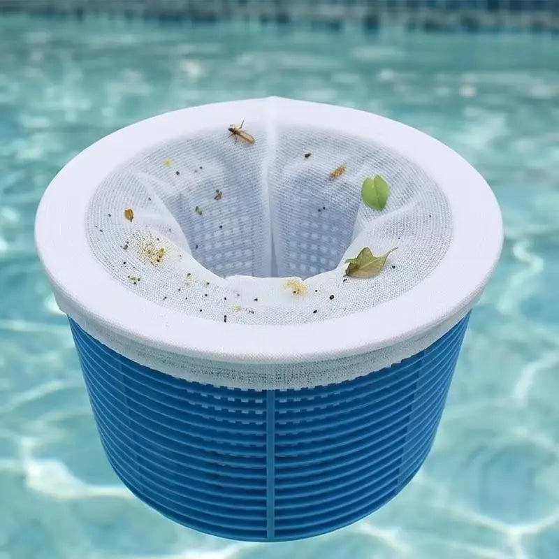 5 Swimming Pool Skimmer Socks Filter Reusable Basket Leaves Debris Zpaxo