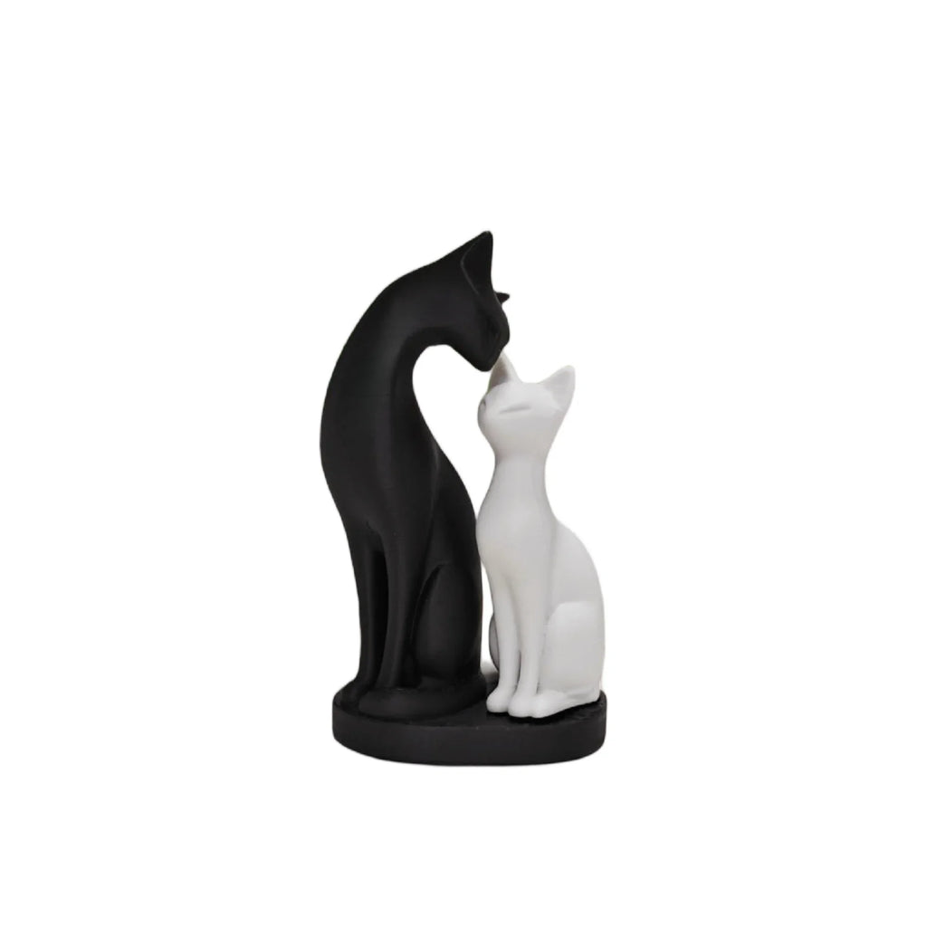 Creative Elegant Cat Couple Sculpture Home Decor Perfect Living Rooms