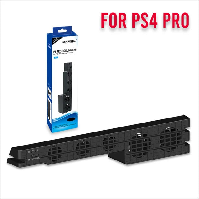PS4 / PS4 Pro / PS4 Slim Cooling Fan Stand & Console Holder Console Cooling Stand Zpaxo For PS4 Pro