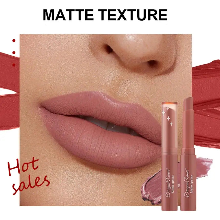 Three-Piece Lip Gloss Set, Velvet Matte, Long-Lasting, Brightening, Complexion-Enhancing Lipstick, Versatile Matte, Non-Fading, Non-Stick Lip Gloss Zpaxo