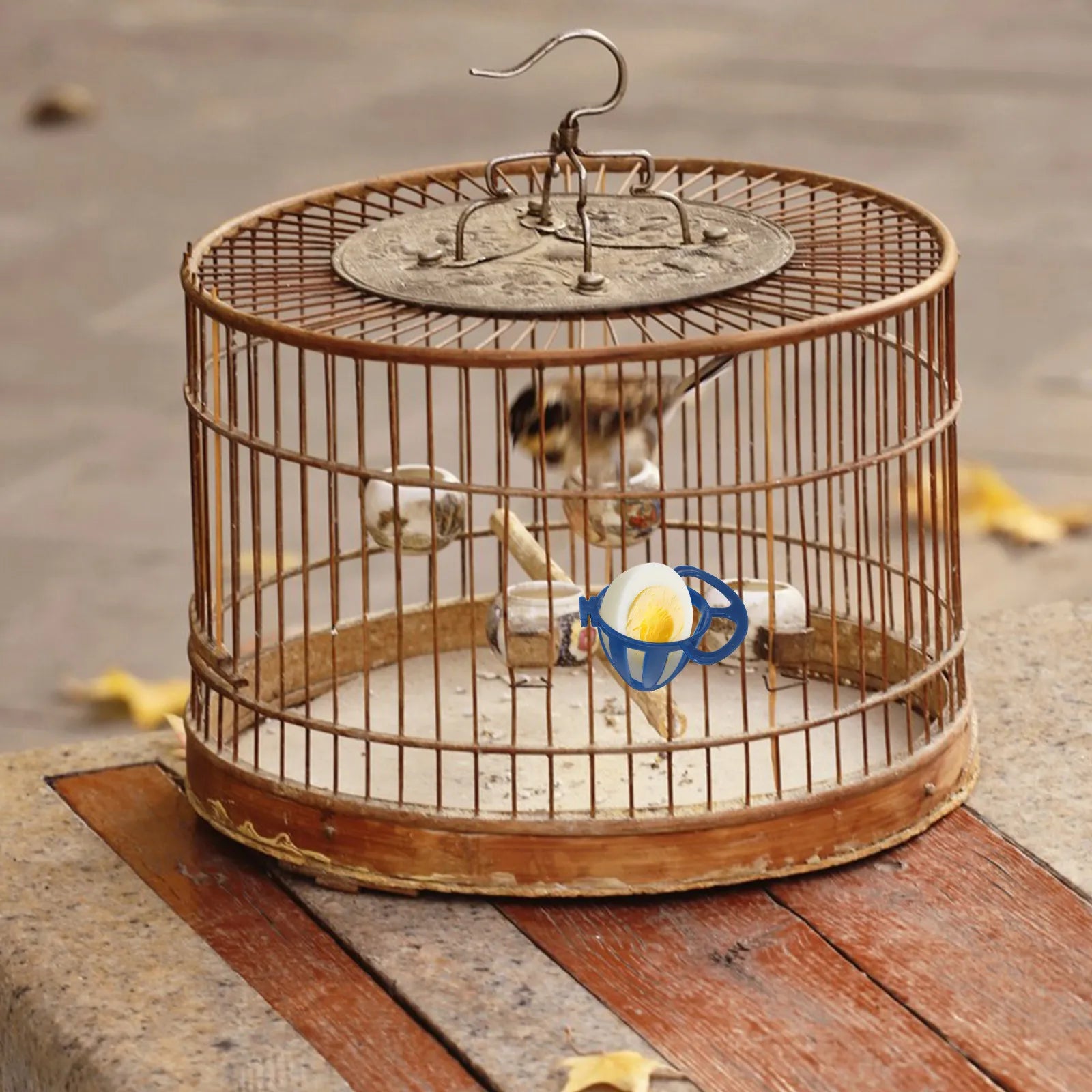 Multi Functional Hanging Bird Feeder Basket Fruits Vegetables Eggs