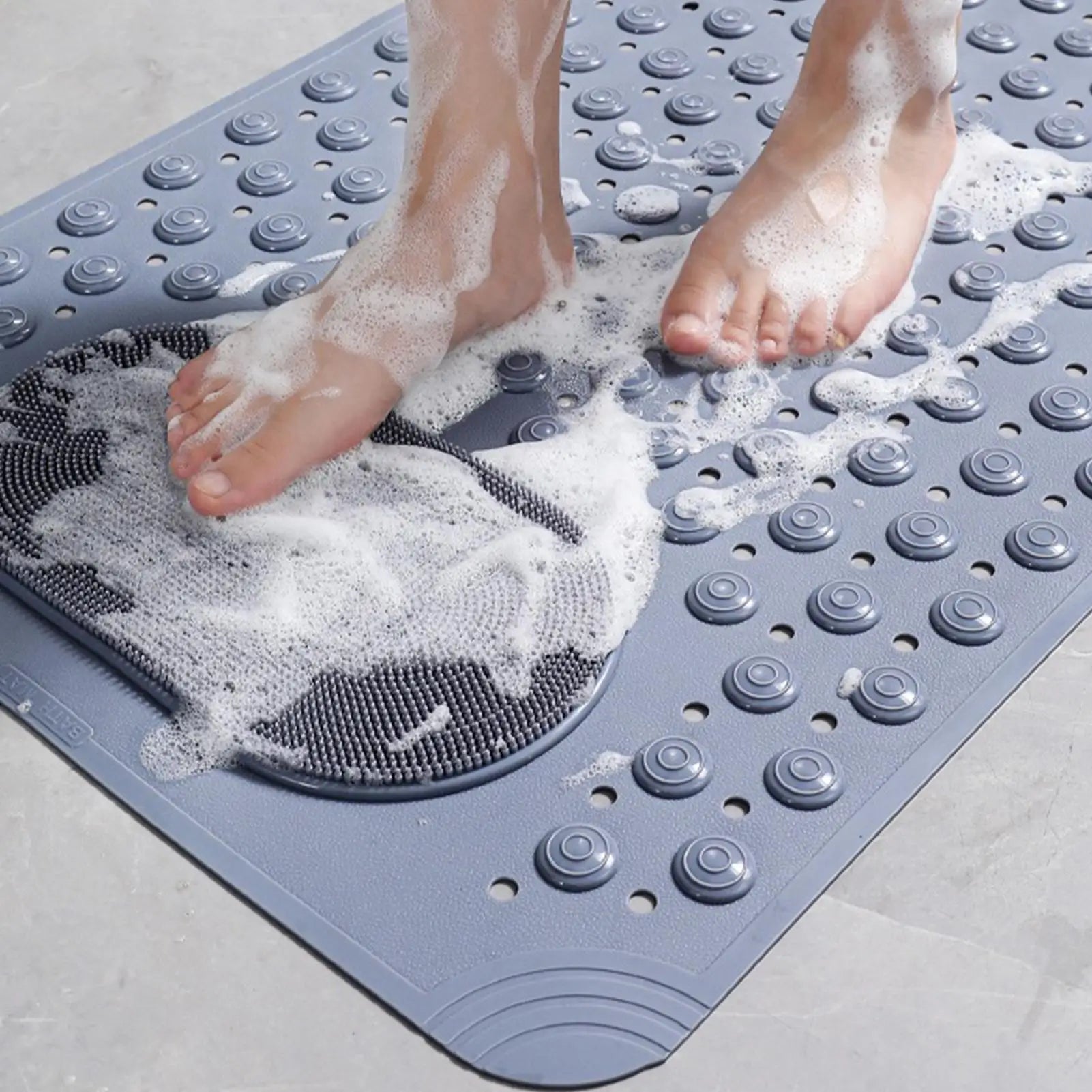 Bathroom Mat Anti-Slip Bathtub Floor Pad Bath Tub Shower Mat for Home Apartment Rv Camping Gym Hotel Hospital Daycare Zpaxo