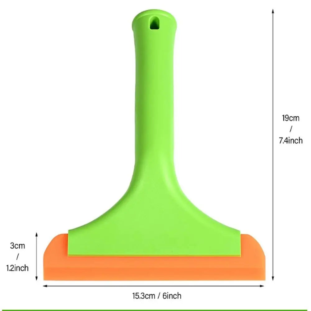 Flexible Car Silicone Squeegee Long Handle Silicone Auto Water Wiper Scraper Layered Brush Head Handle Silicone Squeegee Zpaxo
