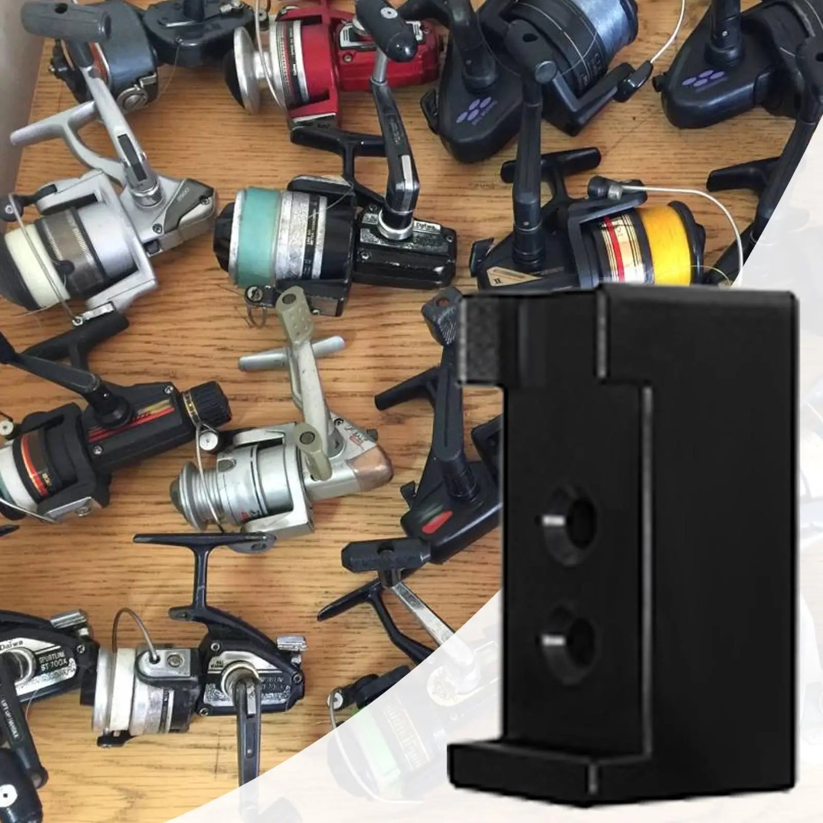 Fishing Reel Wall Mount Display Storage Quick-release Tackle