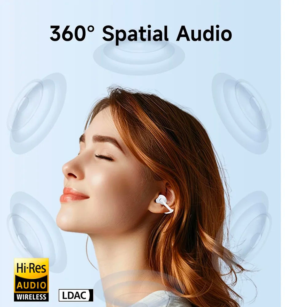 Open-ear True Wireless Earbuds BT 5 4 OWS Earphone 72H Play Time