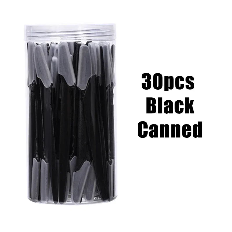 5 10 30 40 Eyebrow Razors Facial Eye Brow Trimmer Multifunction Hair Zpaxo 30pcs-Black-Canned