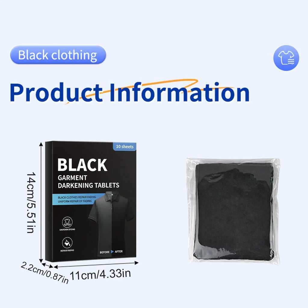 Laundry Color Catcher Sheets 10 Count Black Grabber Black Clothing Color Restorer for Quilt Cover Bed Sheet Pant Coat Sofa Cover Zpaxo
