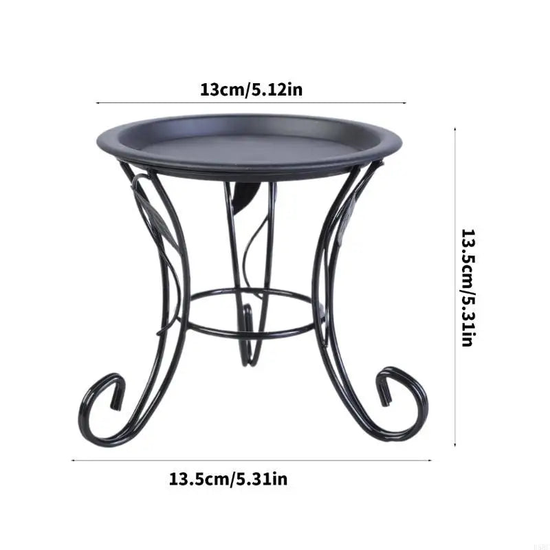 Practical Metal Flower Rack Small Plant Display Shelf Metal Flowerpot Stand Zpaxo