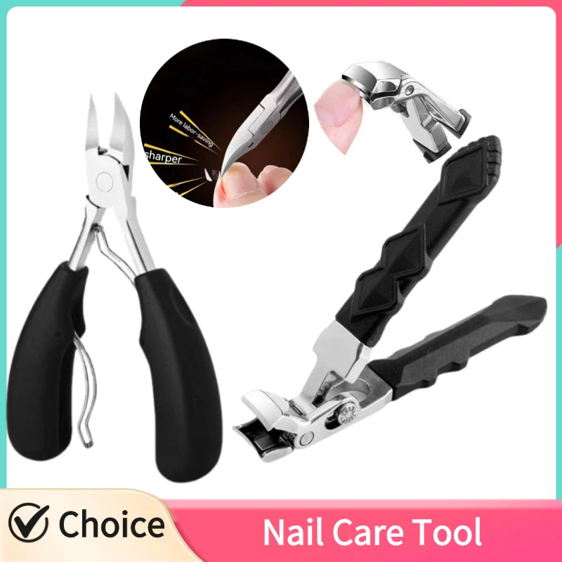 New Anti-Splash Nail Clippers Large Thick Hard Special Nail Clippers Diagonal Pliers Nail Scissors Household Manicure Tools Zpaxo