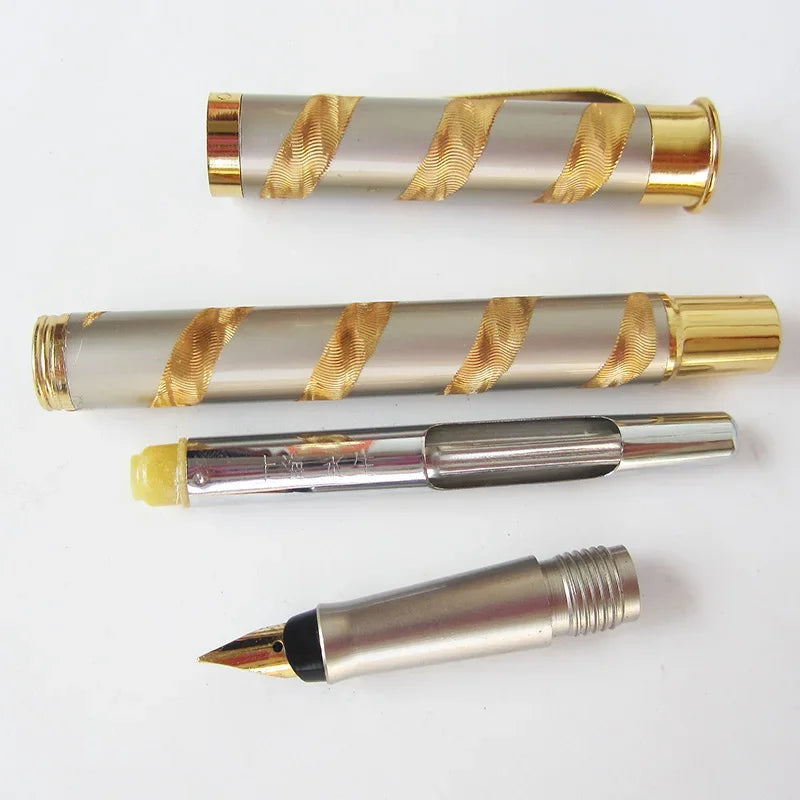 Old Vintage Rare Yong Sheng 820 Fountain Pen, FINE NIB Wth Metal Rods, Office, Daily Stationery Collection, New Zpaxo