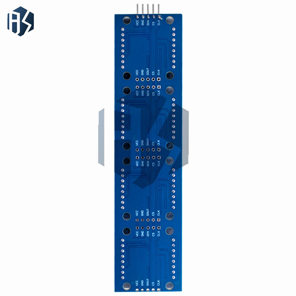 MAX7219 4-in-1 Dot Matrix LED Module 5-Pin Serial Interface Arduino Zpaxo