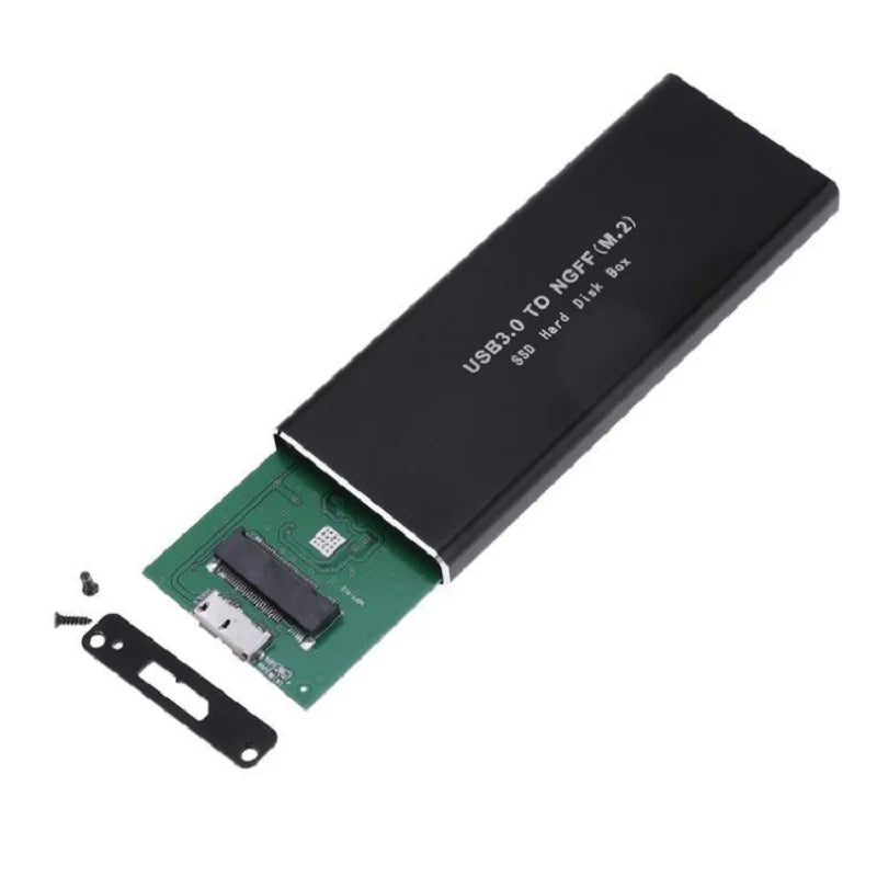 NGFF Hard Disk External M.2 Solid State 5GBPS SSD Cooling Metal Case USB3.0 PC for 2230/2242/2260/2280 Mobile HDD Enclosure Zpaxo