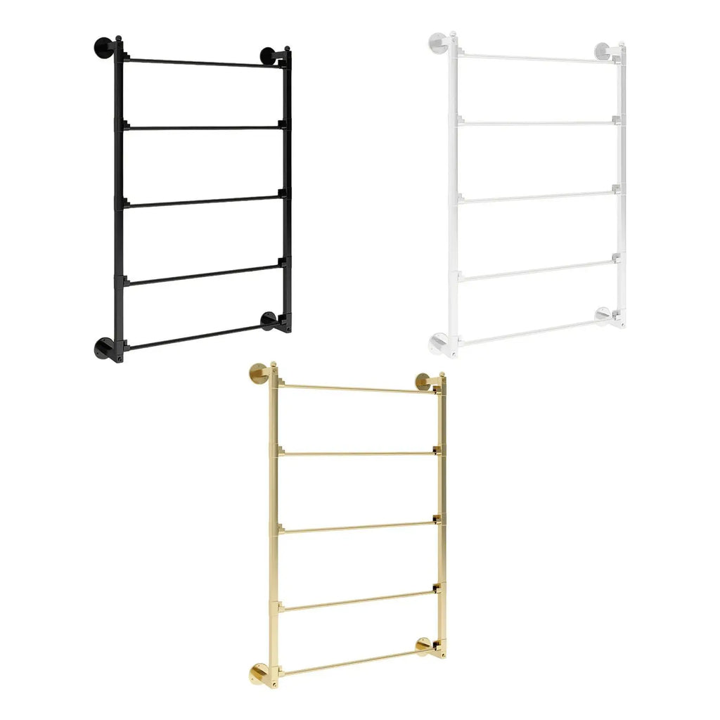 Ribbon Organizer Wall Mount Display Rack Metal Necktie Holder Scarf Rack for Craft Room Wrapping Paper Vinyl Rolls Retail Stores Zpaxo