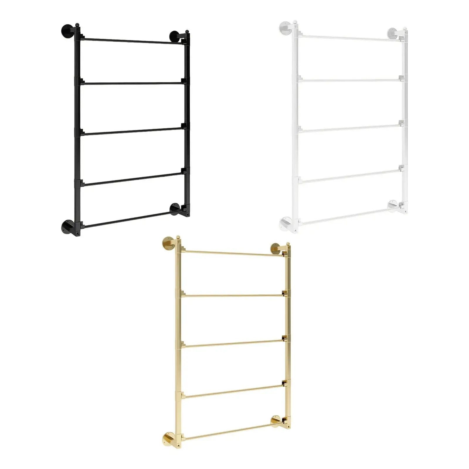 Ribbon Organizer Wall Mount Display Rack Metal Necktie Holder Scarf Rack for Craft Room Wrapping Paper Vinyl Rolls Retail Stores Zpaxo