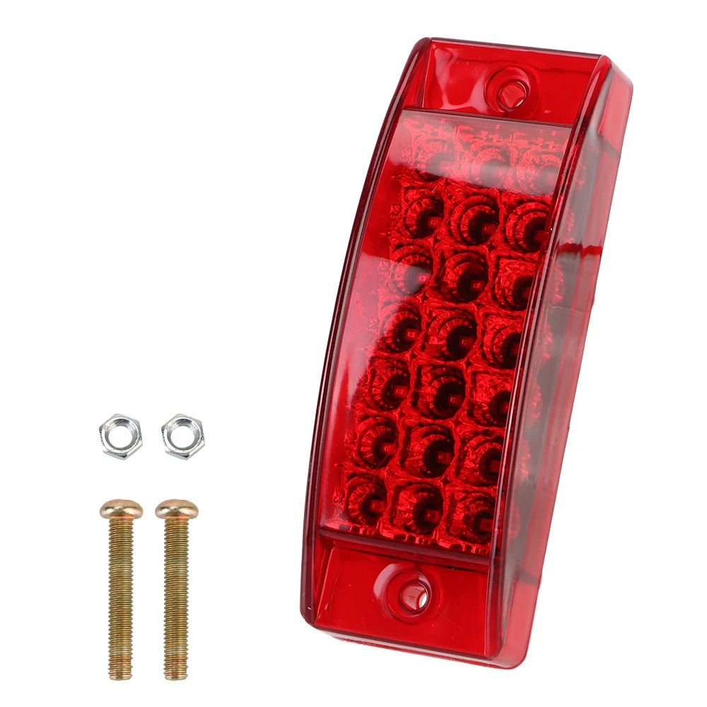 21 LED Tail Light Waterproof Brake Rear Warning Tailight 12V 24V Zpaxo Red