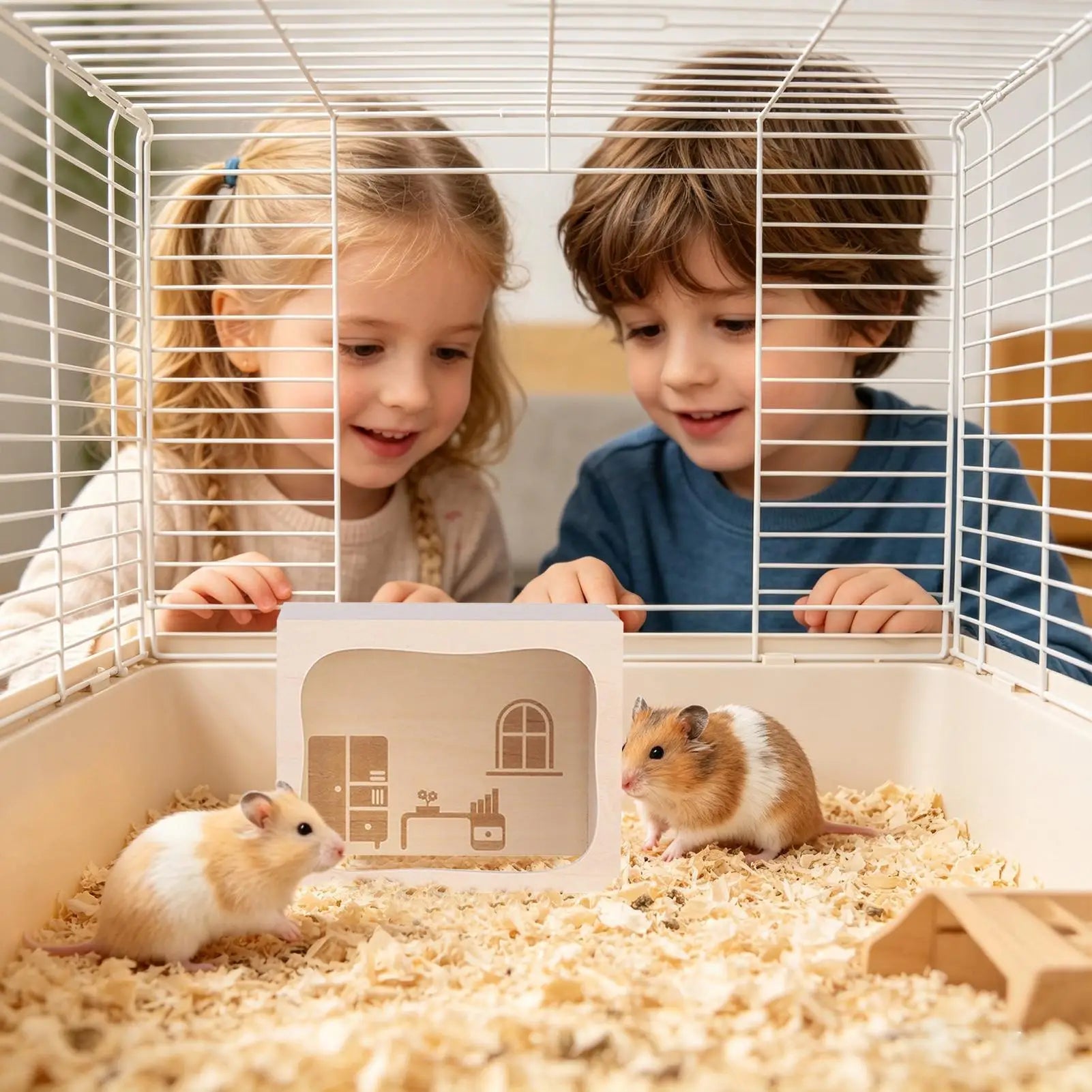Hamster House Pet Tunnel Enrichment Toys Mouse Toy Enclosure Climbing