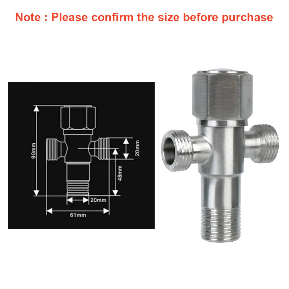 Hand Bidet Faucet Sprayer Toilet Stainless Steel Bathroom Self