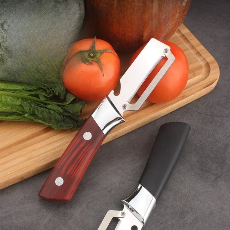 Multifunctional Stainless Steel Vegetable Peeler 2-in-1 Kitchen Tool