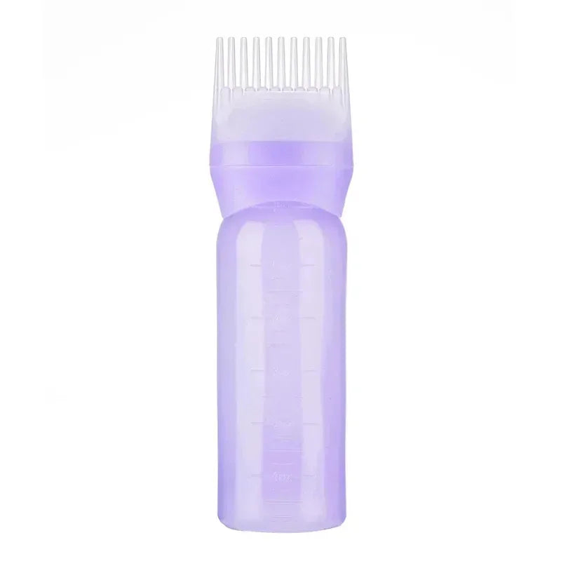 Hair Dye Applicator Bottle Comb – 120ml Refillable Dispenser