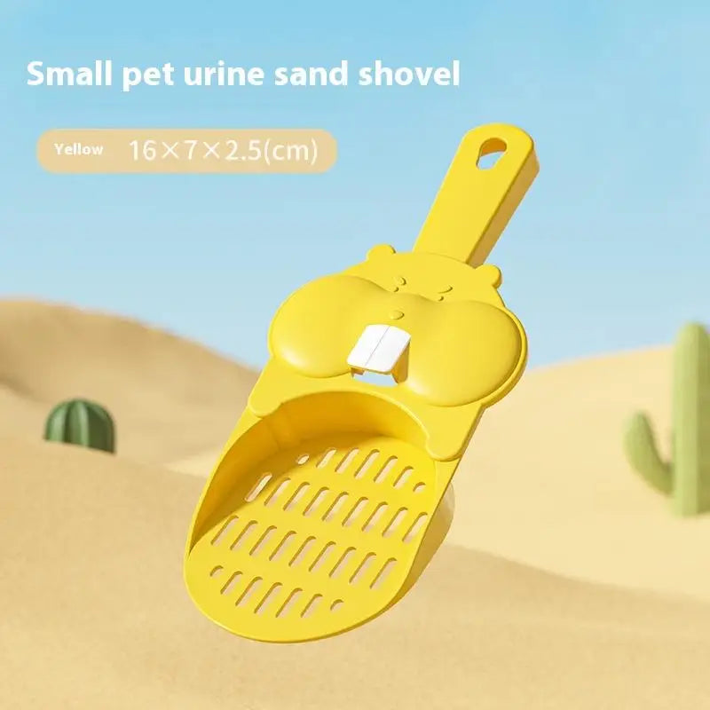 2Pcs Cute Portable Small Hamster Squirrel Small Animal Litter Shovel Toilet Sand Scooper Cleaning Shovel Pet Cleaning Supplies Zpaxo