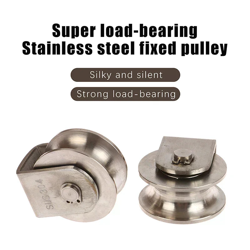 Stainless Steel Heavy Duty Roller Wheel Bearing Pulley Strong Zpaxo