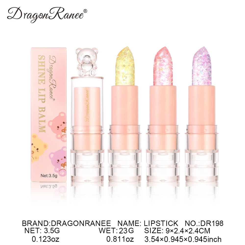 Lipstick That Is Moisturizing, Non-Sticky, Long-Lasting, Hydrating, and Color-Changing with a Fine Shimmer, Waterproof, and Non-Transferable Zpaxo