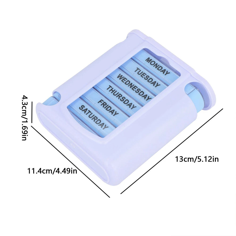 7 Day Week Pill Box Organizer Tablet Holder Medicine Drug Storage