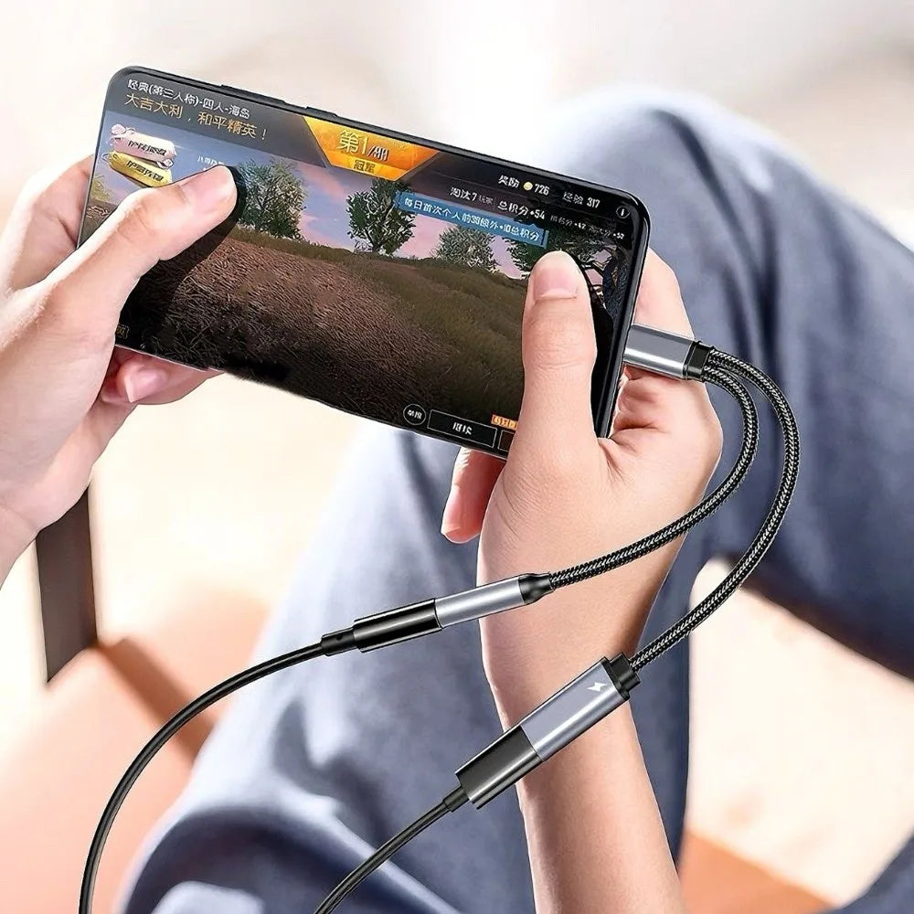 PD 60W USB C Adapter Universal Dual 1 Splitter High-speed Zpaxo