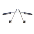 Universal Car Clothes Rack Stainless Steel Extendable Jacket Suit Coat Hanger Quick Installation Space-Saving Zpaxo Black