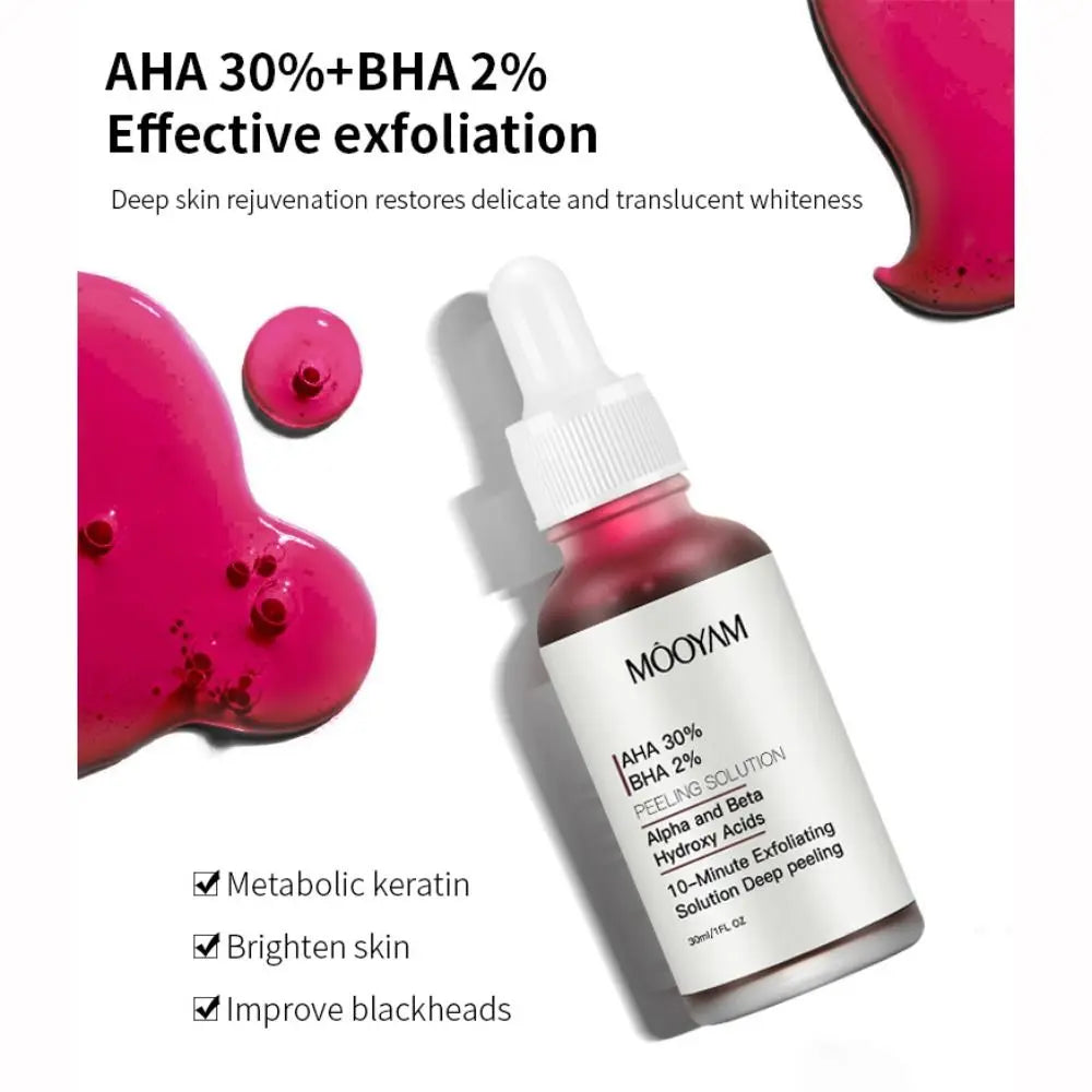 Skin Care AHA Hydroxy Acid Facial Essence Clean Pores Moisture Zpaxo