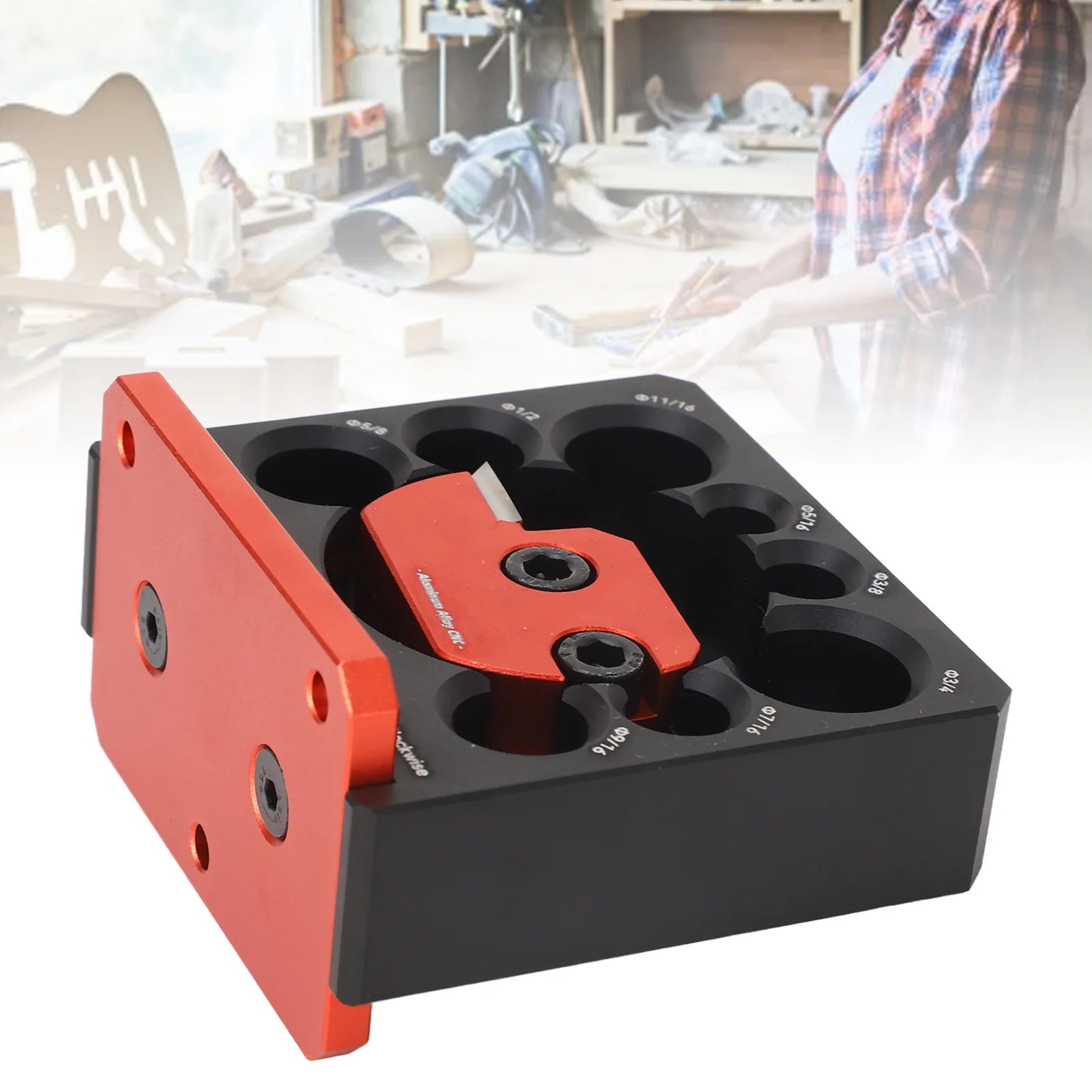 Dowel Maker Jig 8 Different Hole Diameter Smooth Cutting Tool